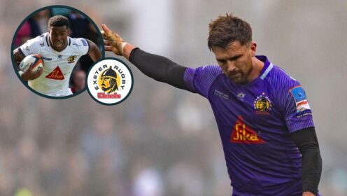 A two layered image of Henry Slade and Immanuel Feyi-Waboso