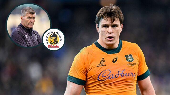 A two layered image of Rob Baxter and Tom Hooper