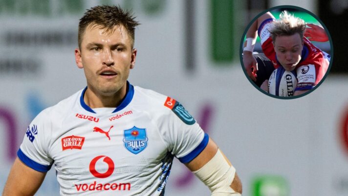 A two layered image of David Kriel (left) and Sam Harris (right)