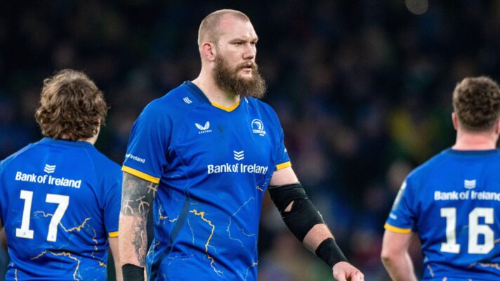 RG Snyman in action for Leinster in 2025/26