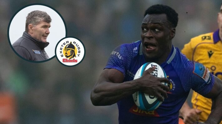 A two layered image of Paul Brown-Bampoe and Rob Baxter