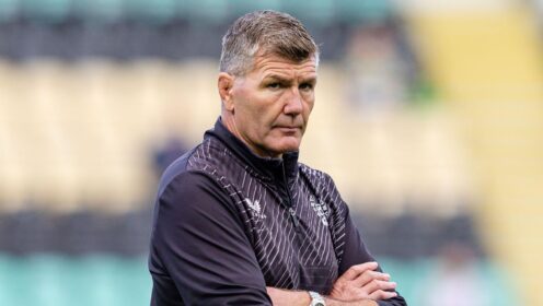 Rob Baxter before Exeter Chiefs' PREM fixture against Northampton Saints