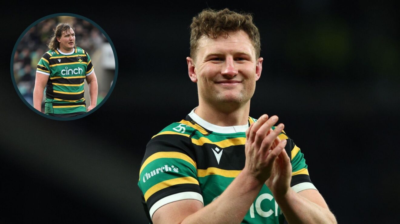 A two layered image of Fraser Dingwall (right) and JJ van der Mescht (left)