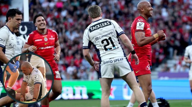 two layer image of Teddy Thomas and Ellis Genge