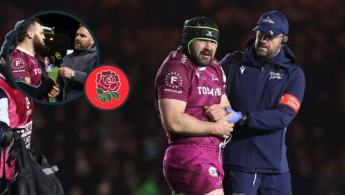 Double blow for Steve Borthwick’s England as Sale provide ‘season over’ update on injured front-rowers