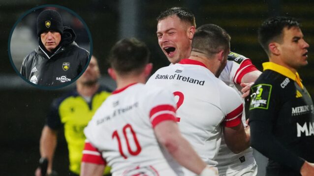 Zac Ward scored two tries for Ulster.