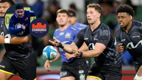 Hurricanes centre Riley Higgins has signed for Edinburgh.