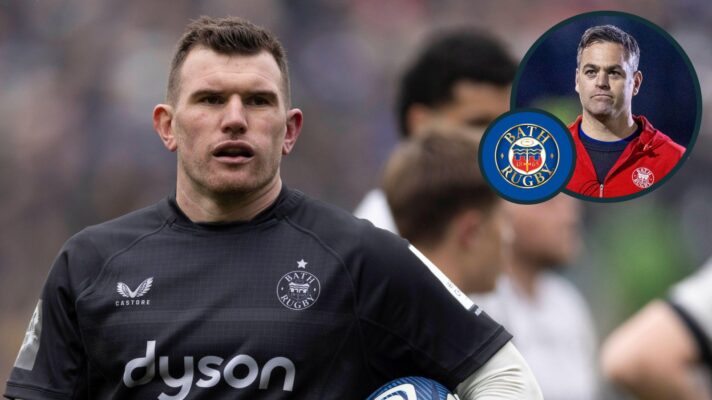 A two layered image of Ben Spencer and Johann van Graan