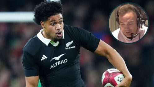 Crusaders and All Blacks star Leicester Fainga'anuku, and Rugby World Cup winner Israel Dagg (inset).