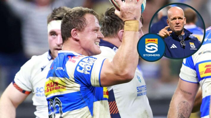 Stormers forward Deon Fourie and an inset of John Dobson.