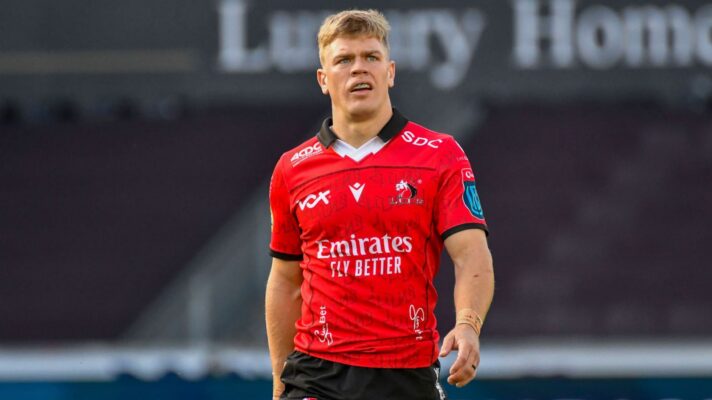 Morne van den Berg in action for the Lions.