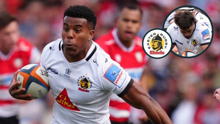 A two layered image of Immanuel Feyi-Waboso and Ethan Roots