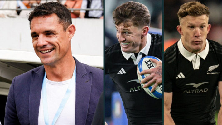 Dan Carter Beauden Barrett and Damian McKenzie image