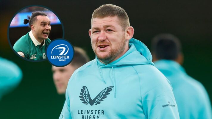 two layer image of Tadhg Furlong and James Lowe