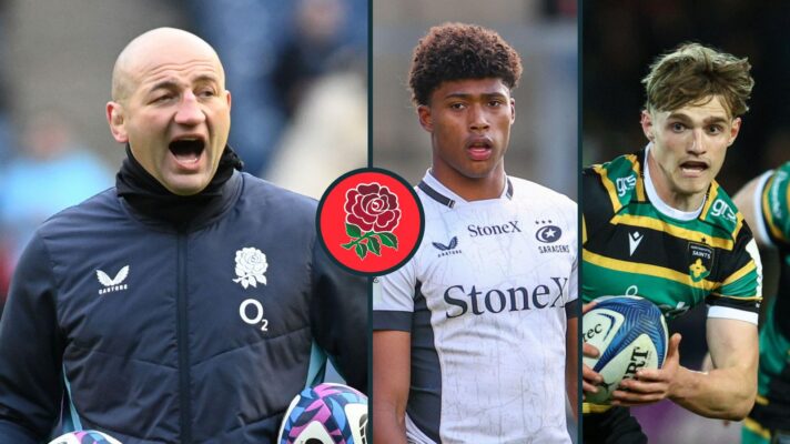 Steve Borthwick (left), Noah Calouri (centre) and Archie McParland (right)