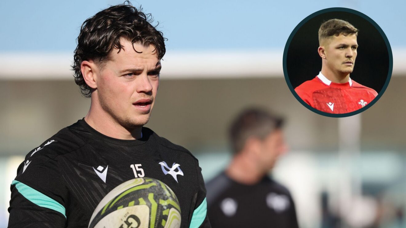 A two layered image of Jack Walsh (left) and Callum Sheedy (right)