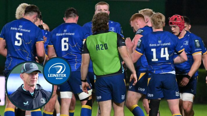two layer image of Leinster and Leo Cullen