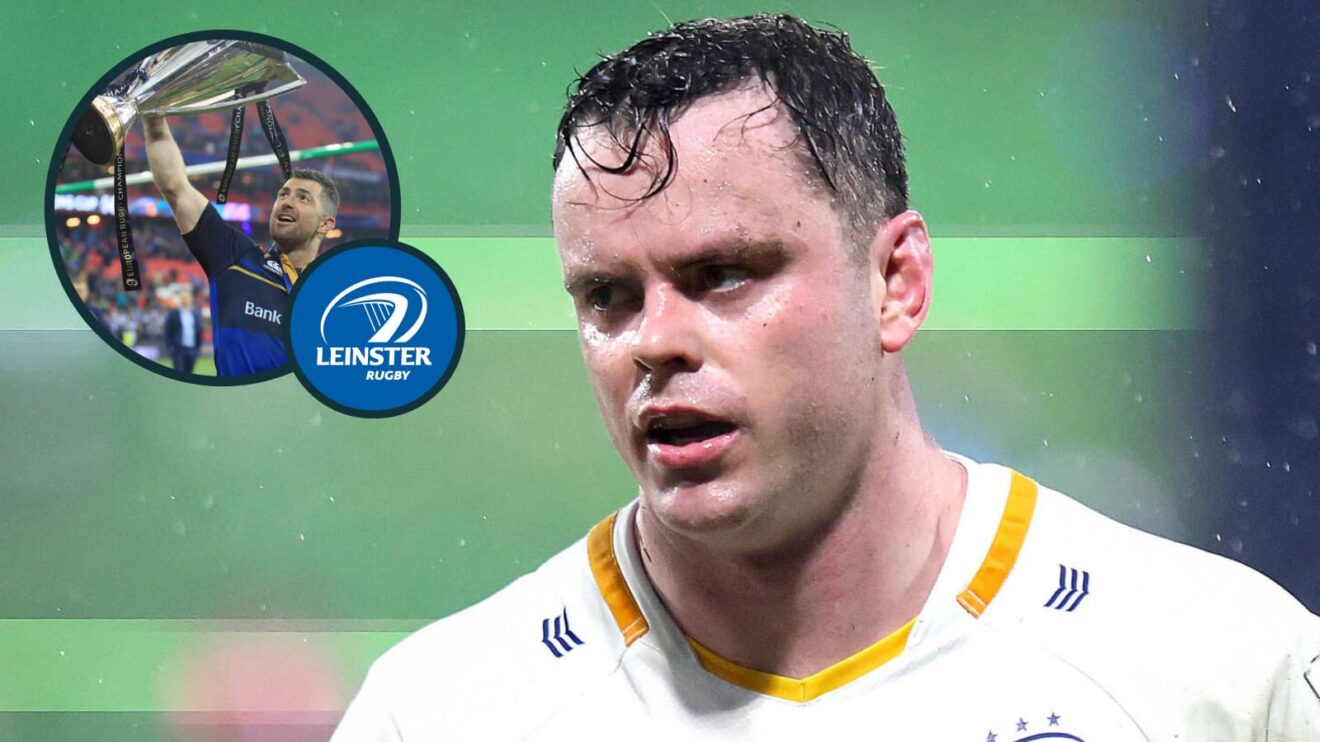 two layer image of James Ryan and Rob Kearney