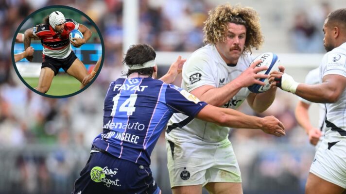 Alfie Barbeary was in the wars for Bath over the weekend.