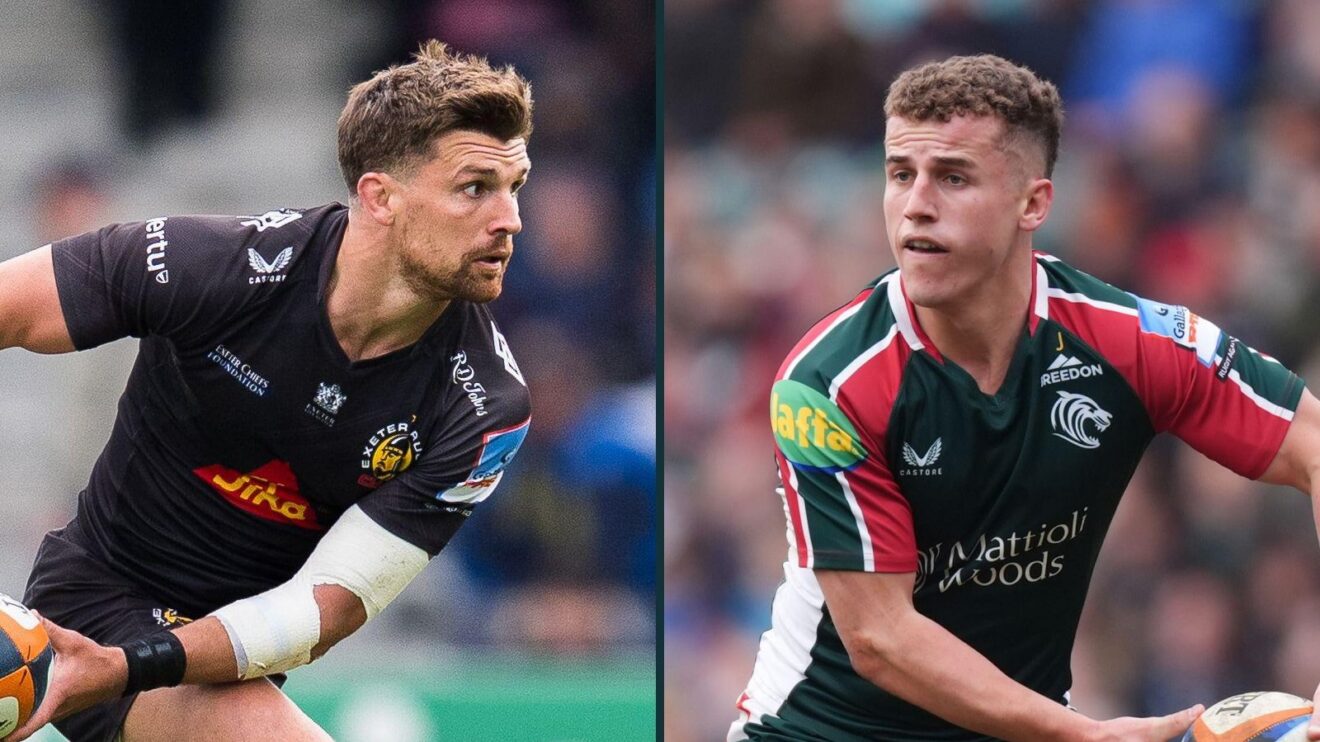A two layered image of Henry Slade and Billy Searle