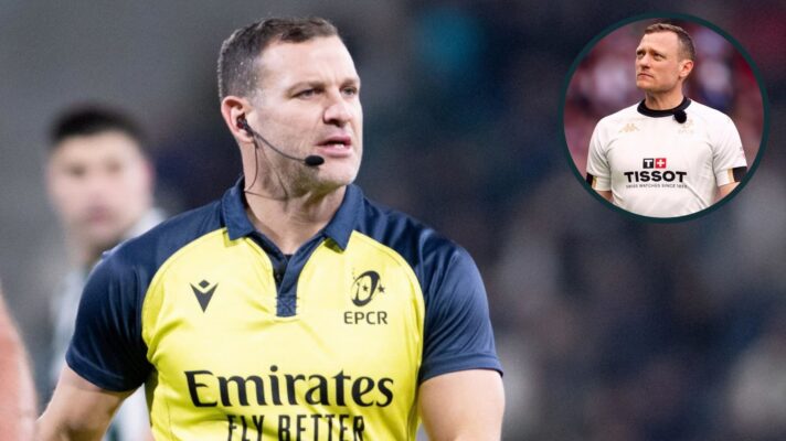 English referees Karl Dickson and Matthew Carley.