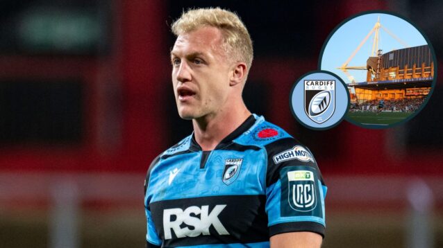 two layer image of Johan Mulder and Cardiff
