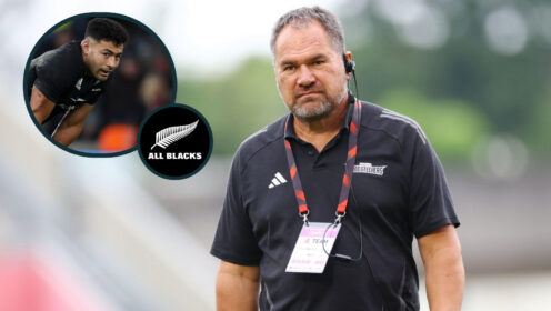 Richie Mo'unga and Dave Rennie image