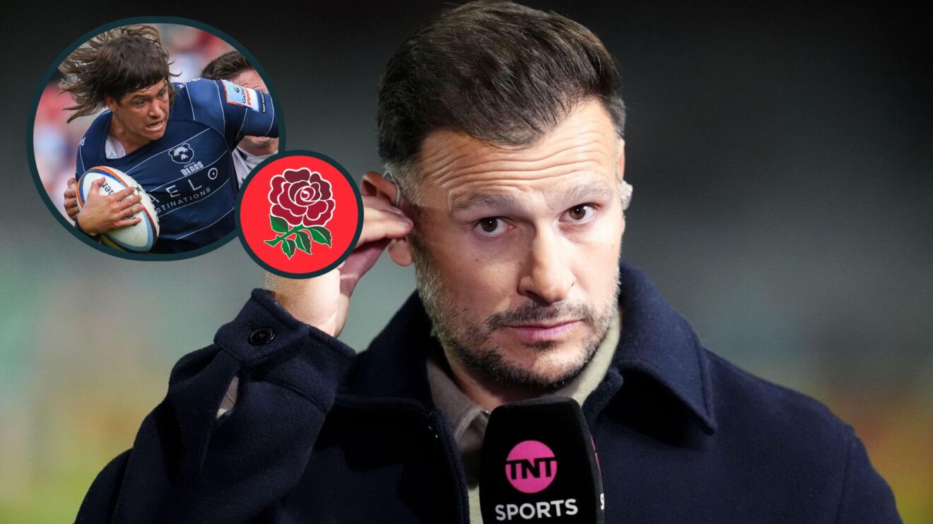 A two layered image of Danny Care and Benhard Janse van Rensburg