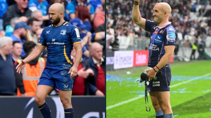 Jamison Gibson-Park and Maxime Lucu face off in the Investec Champions Cup Final.
