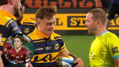 Ruben Love hilariously admonished by Test ref after X-rated outburst during ‘kids round’