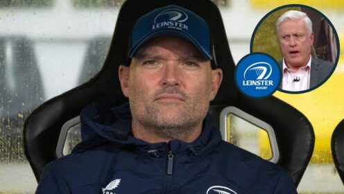Leinster coach Jacques Nienaber and outspoken pundit Matt Williams (inset).