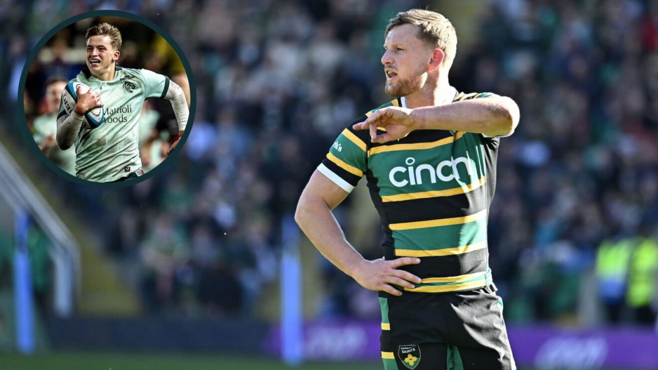 Rory Hutchinson brings up his 200th appearance for Northampton Saints.
