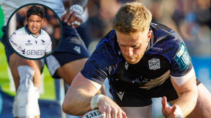 Kyle Steyn score two tries for Glasgow Warriors.