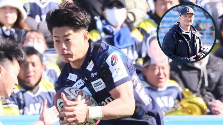 Urayasu D-Rocks wing Kai Ishii scored four tries in the win.