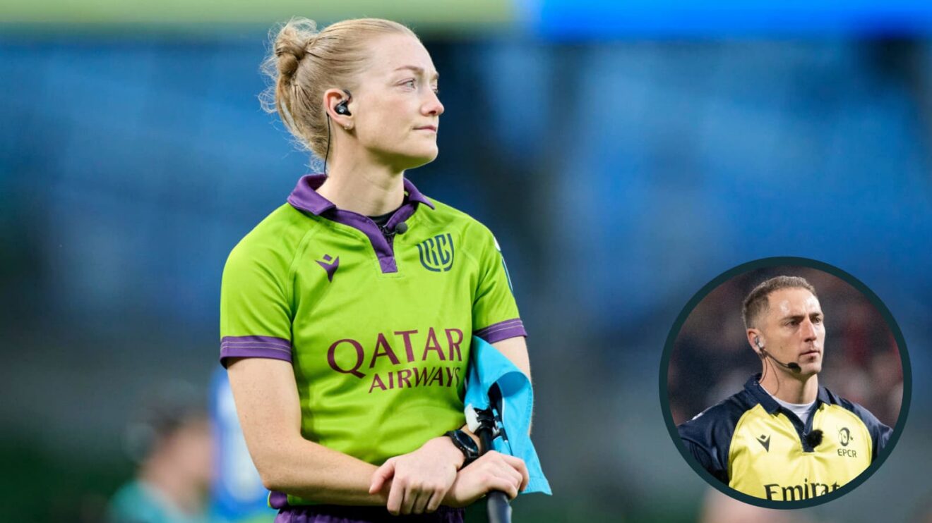 Hollie Davidson and Andrew Brace will referee the URC semi-finals.