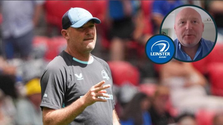 Leinster senior coach Bernard Jackman and former Ireland hooker Bernard Jackman (inset).