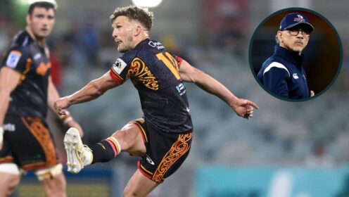 Chiefs fly-half Damian McKenzie scored 26 points in the win over the Reds.