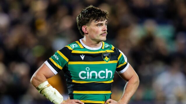 George Furbank in action for Northampton Saints in 2025/26