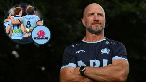 Mike Catt has left his role as Waratahs attack coach.