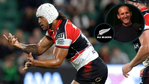 Leicester Fainga'anuku and Kieran Read image
