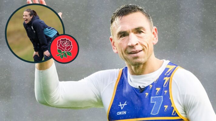Kevin Sinfield, Emily Scarratt and Gary Street are honoured.