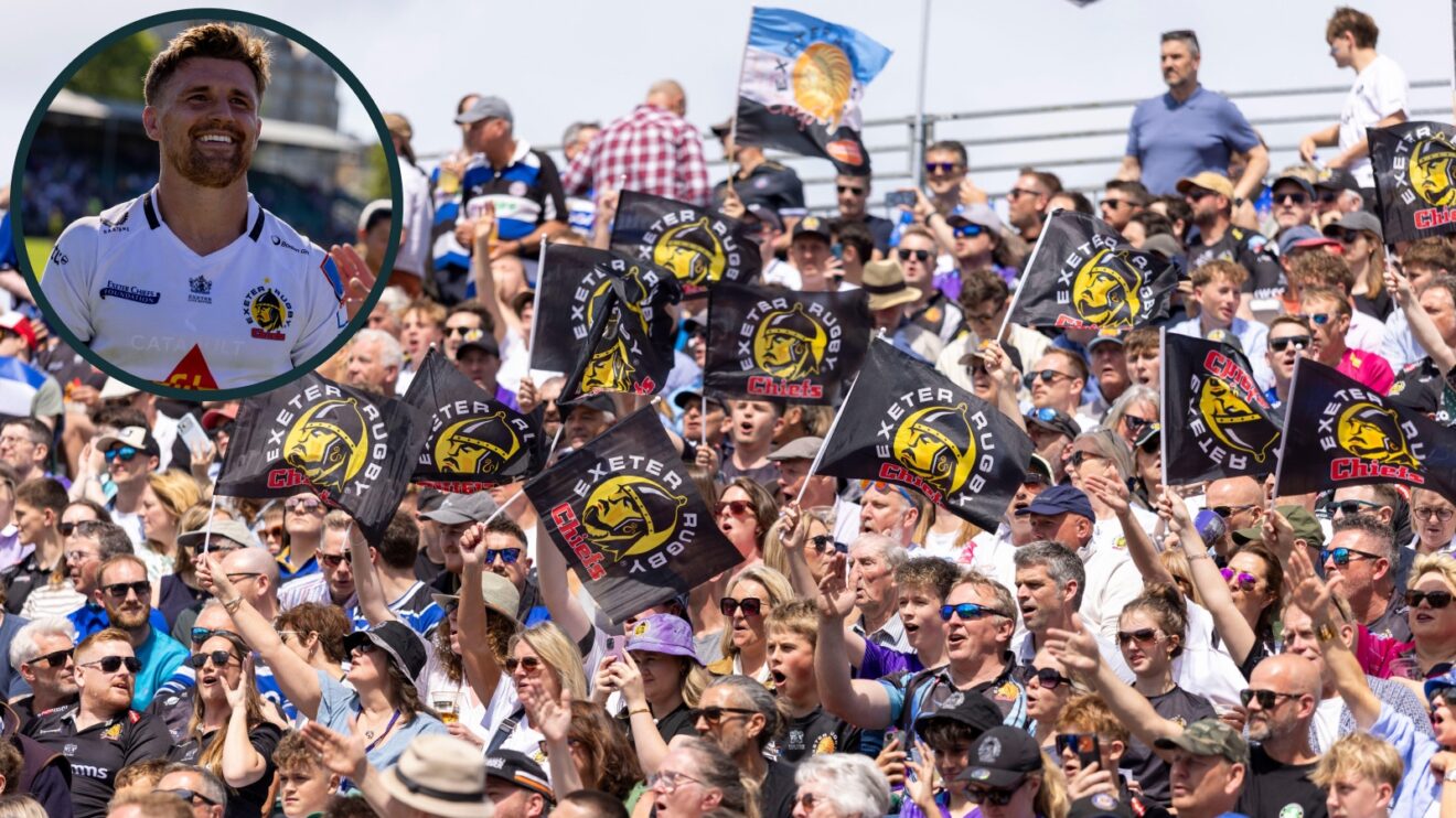 Exeter Chiefs did the unthinkable on Saturday, beating reigning champions Bath at the Recreation Ground in the PREM playoff semi-final. Credit: Martin Edwards/Alamy