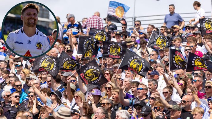 Exeter Chiefs did the unthinkable on Saturday, beating reigning champions Bath at the Recreation Ground in the PREM playoff semi-final. Credit: Martin Edwards/Alamy