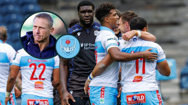 Johan Ackermann and Bulls players photo