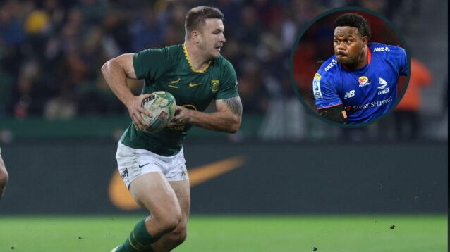 Springboks: Andre Esterhuizen reveals what he expects from Barbarians’ ‘powerhouse centre pairing’