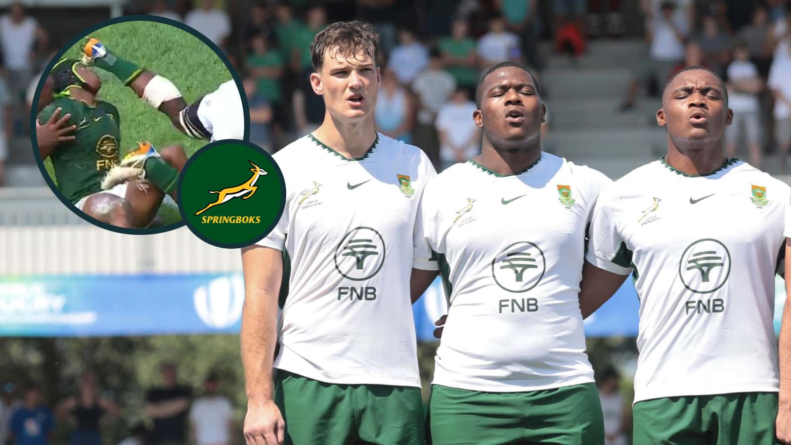 Junior Springboks changes confirmed after Rassie Erasmus and freak SA 'A' injury depletes U20s stocks