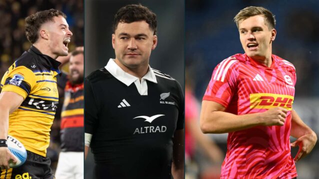 Hurricanes back Callum Harkin, All Blacks centre David Havili and Stormers star Dan du Plessis.
