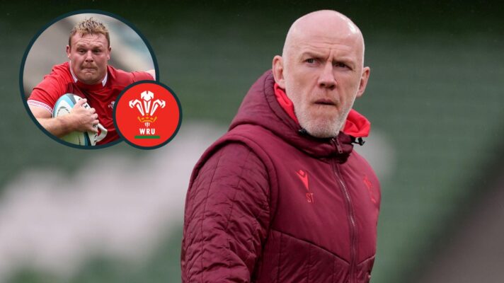 A two layered image of Steve Tandy and Dewi Lake