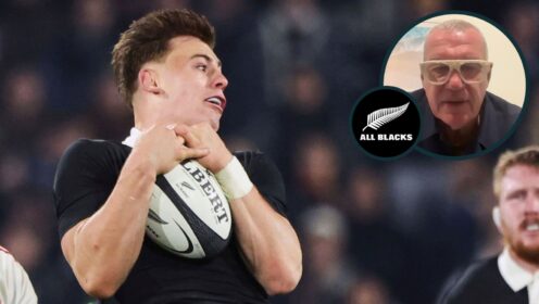 All Blacks playmaker Ruben Love and former wing Sir John Kirwan (inset).