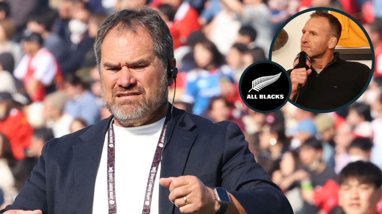 All Blacks head coach Dave Rennie and former New Zealand captain Kieran Read (inset).